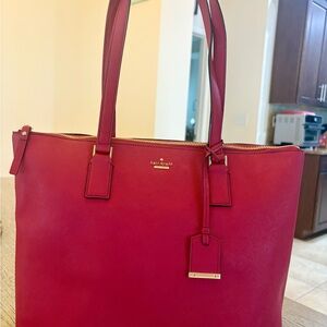 Kate Spade Cherry Red Tote Bag